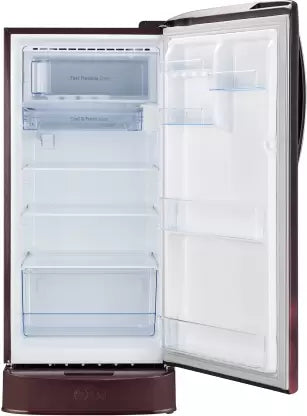 LG 201 L Direct Cool Single Door 4 Star Refrigerator with Base Drawer with Smart Inverter Compressor, Smart Connect, Fast Ice Making (Scarlet Charm, GL-D211HSCY) LG 201 L Direct Cool Single Door 4 Star Refrigerator with Base Drawer with Smart Inverter Compressor, Smart Connect, Fast Ice Making (Scarlet Charm, GL-D211HSCY)